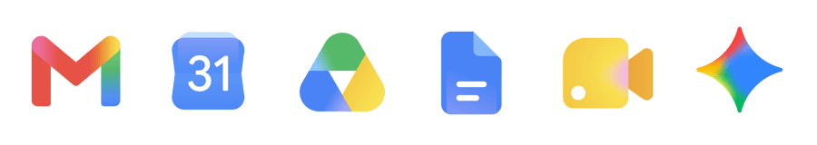 Google Workspace Shorthand Expression 6 Icons