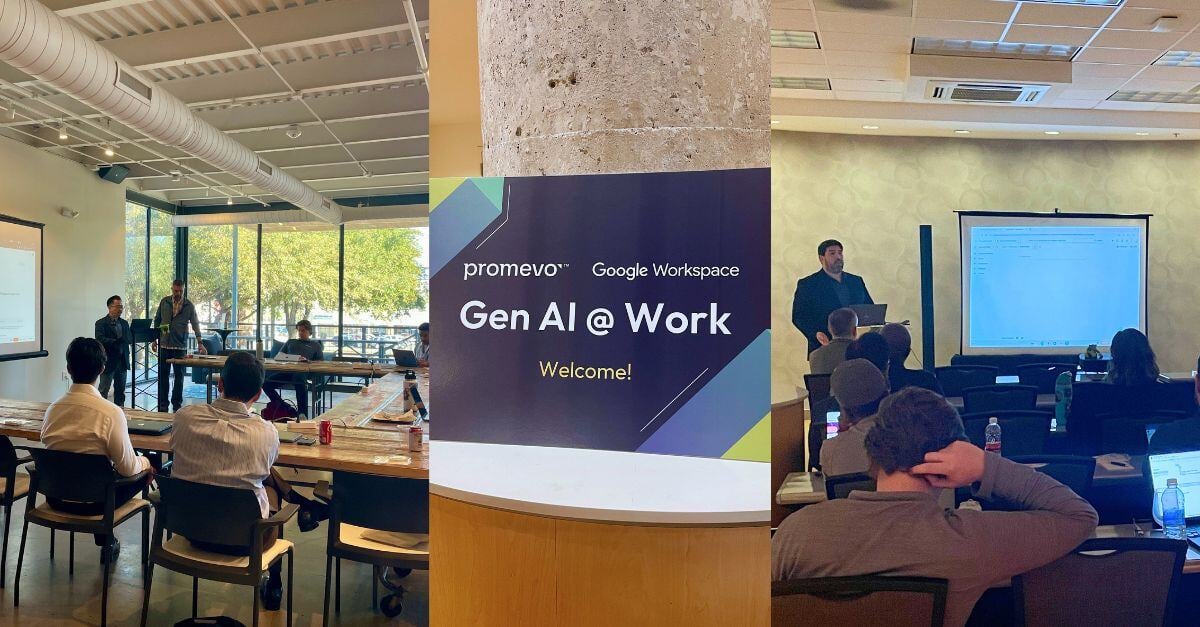 Gen AI @ Work Workshops With Promevo & Google Workspace