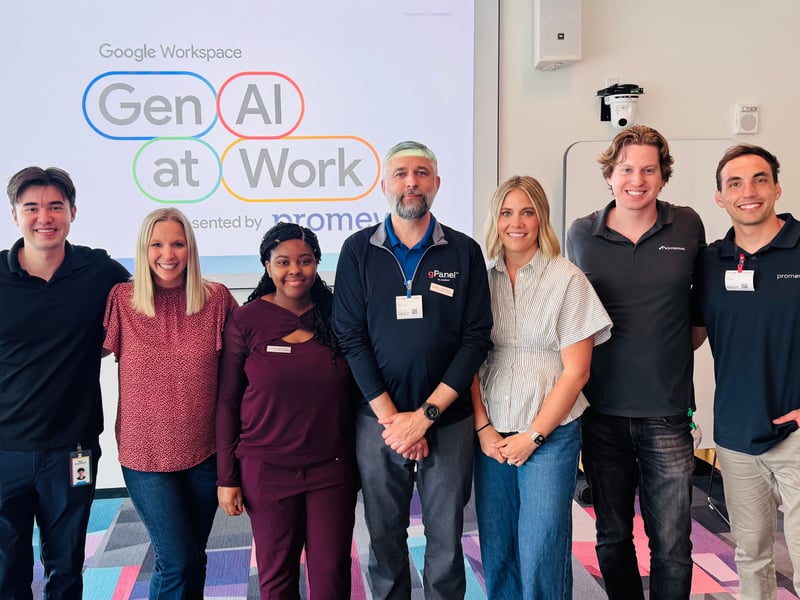 Promevo at a Gen AI at Work event