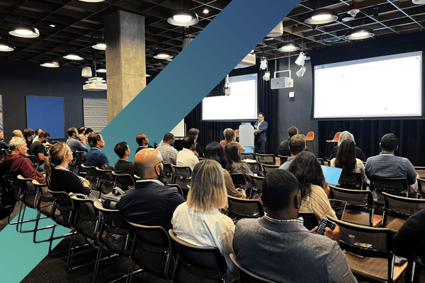 An AI Strategy presentation at an event.