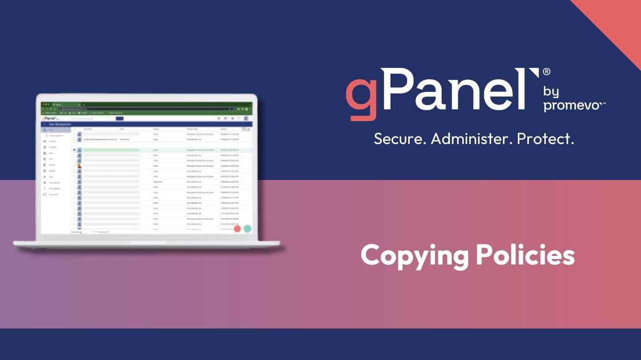 gPanel copying policies