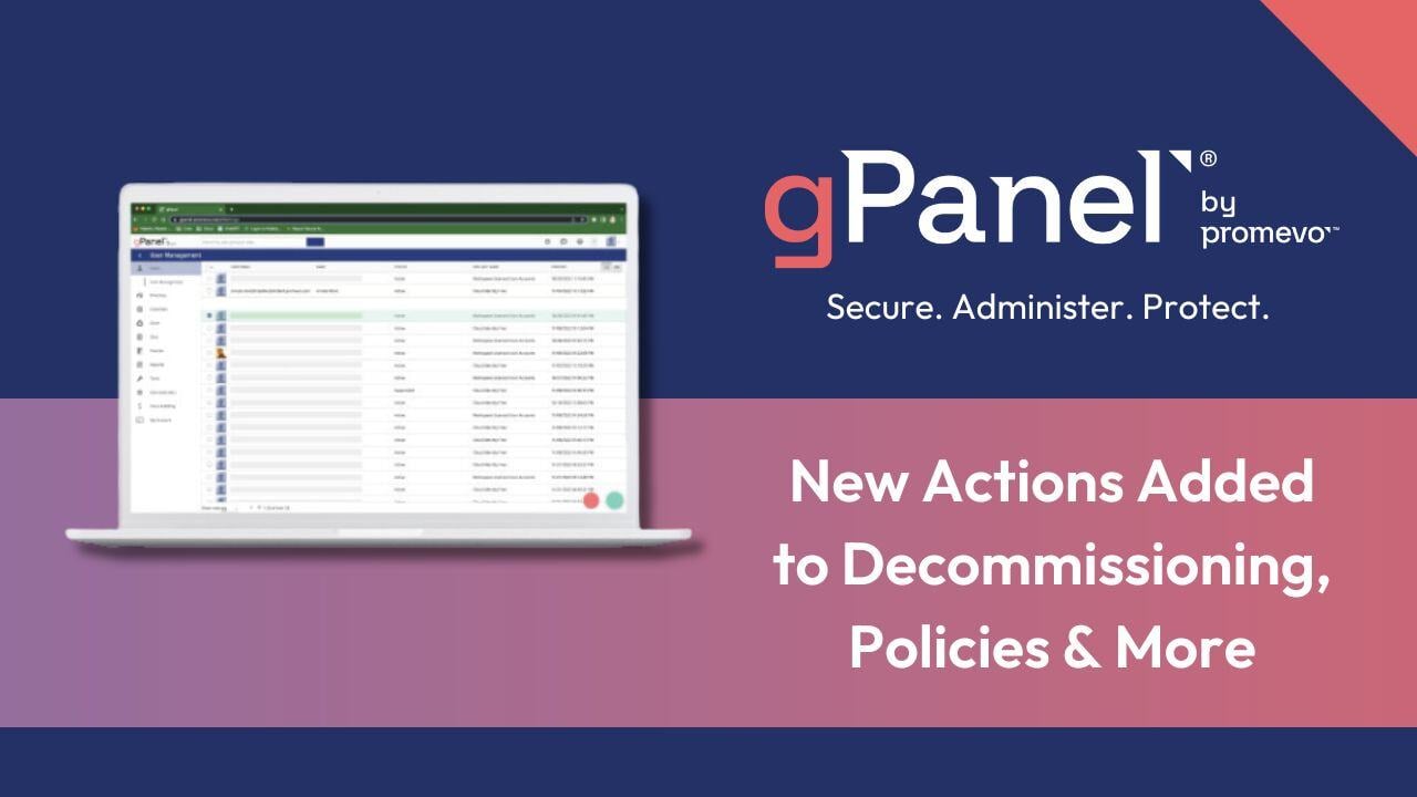 New Actions Added to Decommissioning, Policies & More