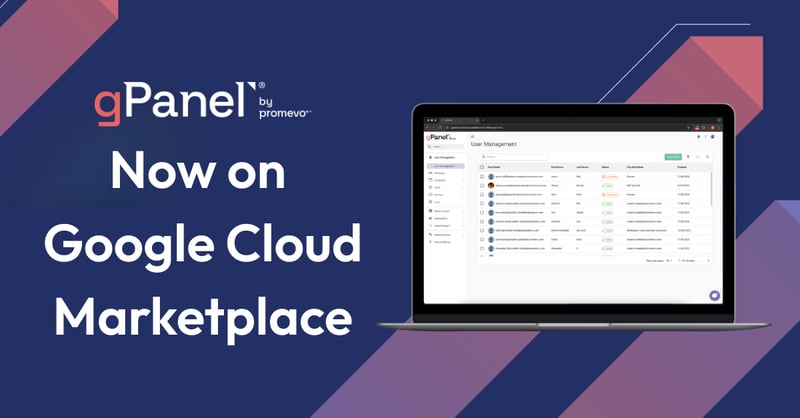 gPanel on Google Cloud Marketplace