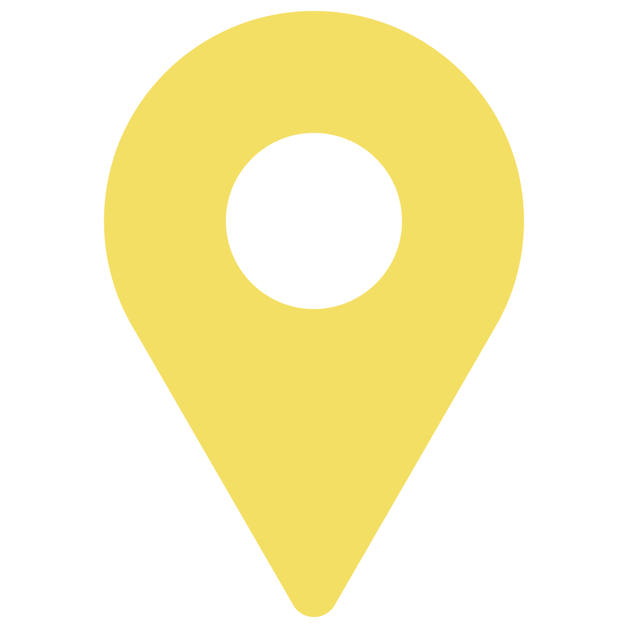 Yellow Map Pin