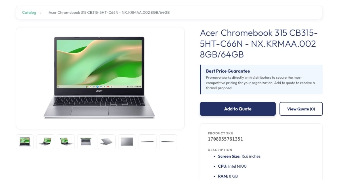 Introducing Our New Quote-Based ChromeOS Product Catalog
