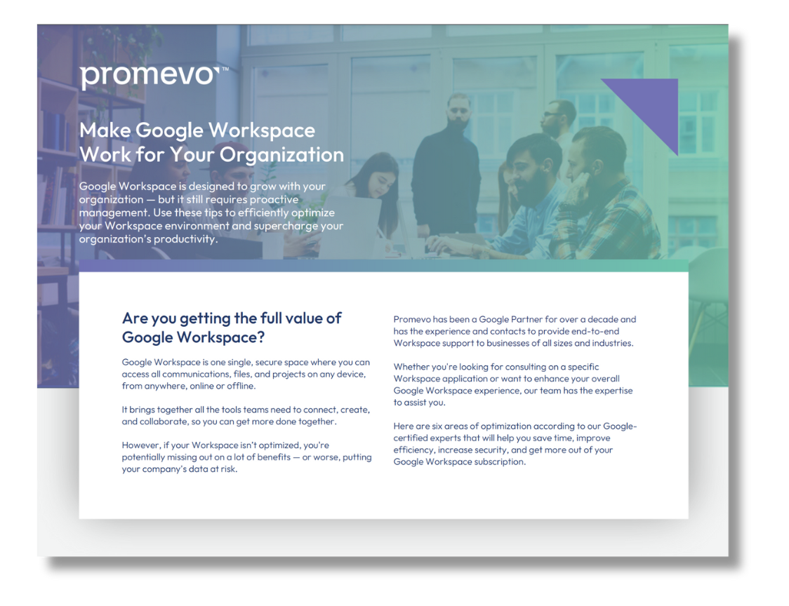 Make Google Workspace Work for Your Organization cover